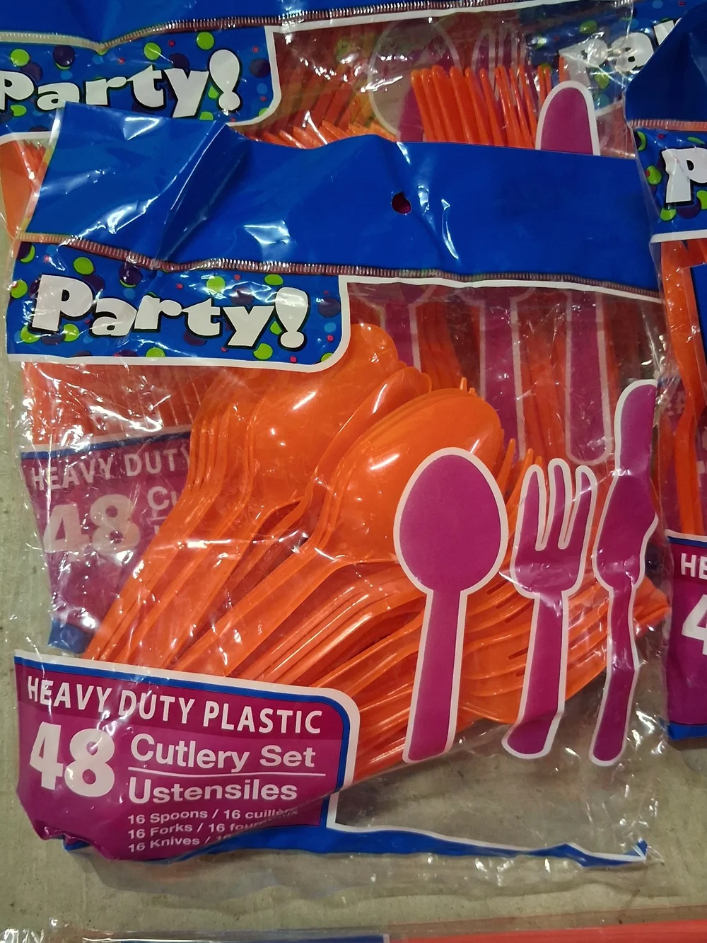 Party Supplies - Orange